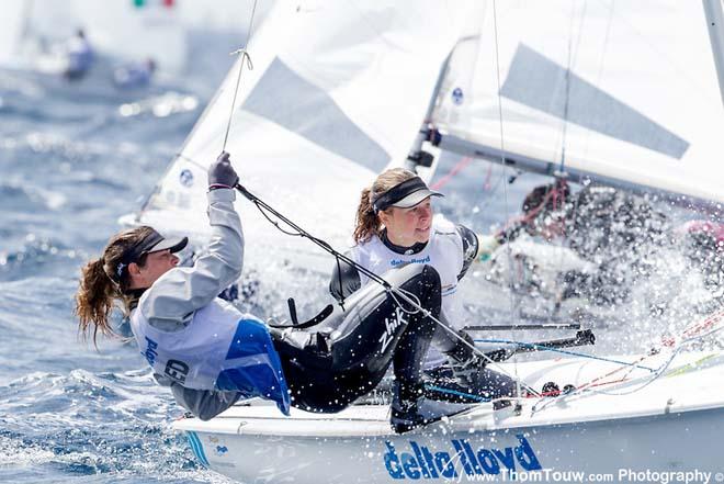 NED, 470 Women - 2014 ISAF Sailing World Cup Hyeres © Thom Touw http://www.thomtouw.com